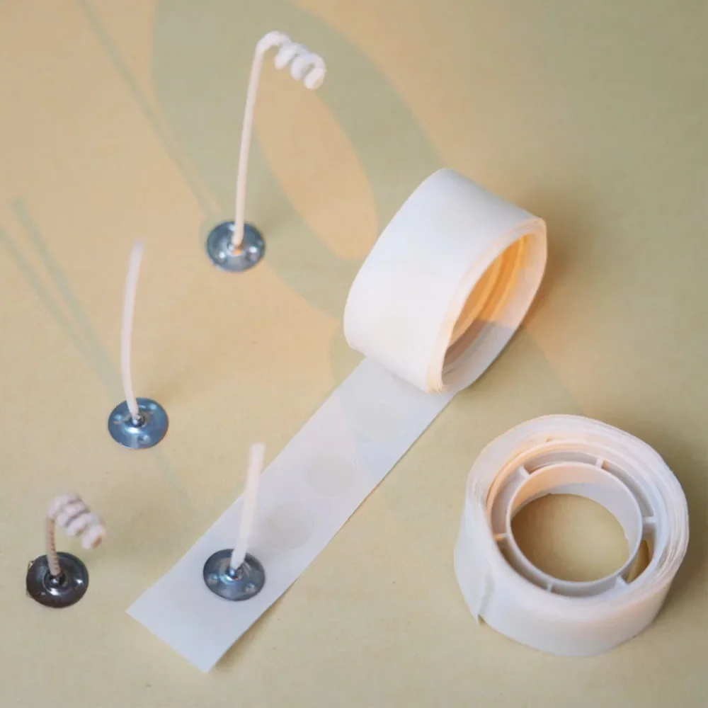 Candle Making Wicks - 100 نقطة/لفة شمعة الفتيل ملصقات 10