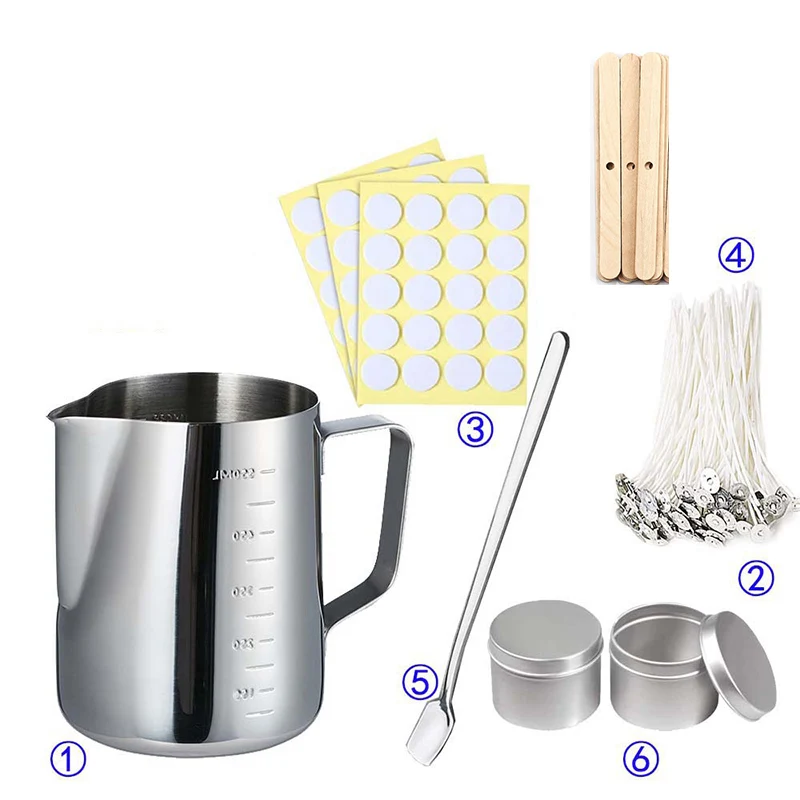 Candle Making Wicks - مجموعة مستلزمات صناعة الشموع DIY أدوات