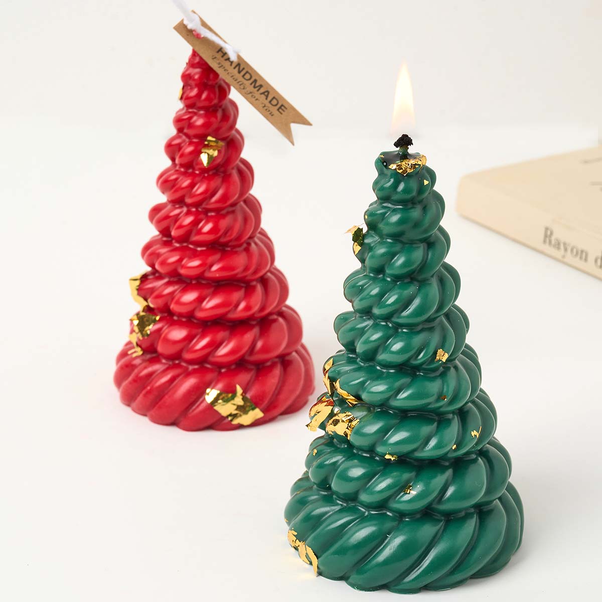 Candle Making Kit Xmas - ثلاثية الأبعاد حبل القنب شجرة عيد