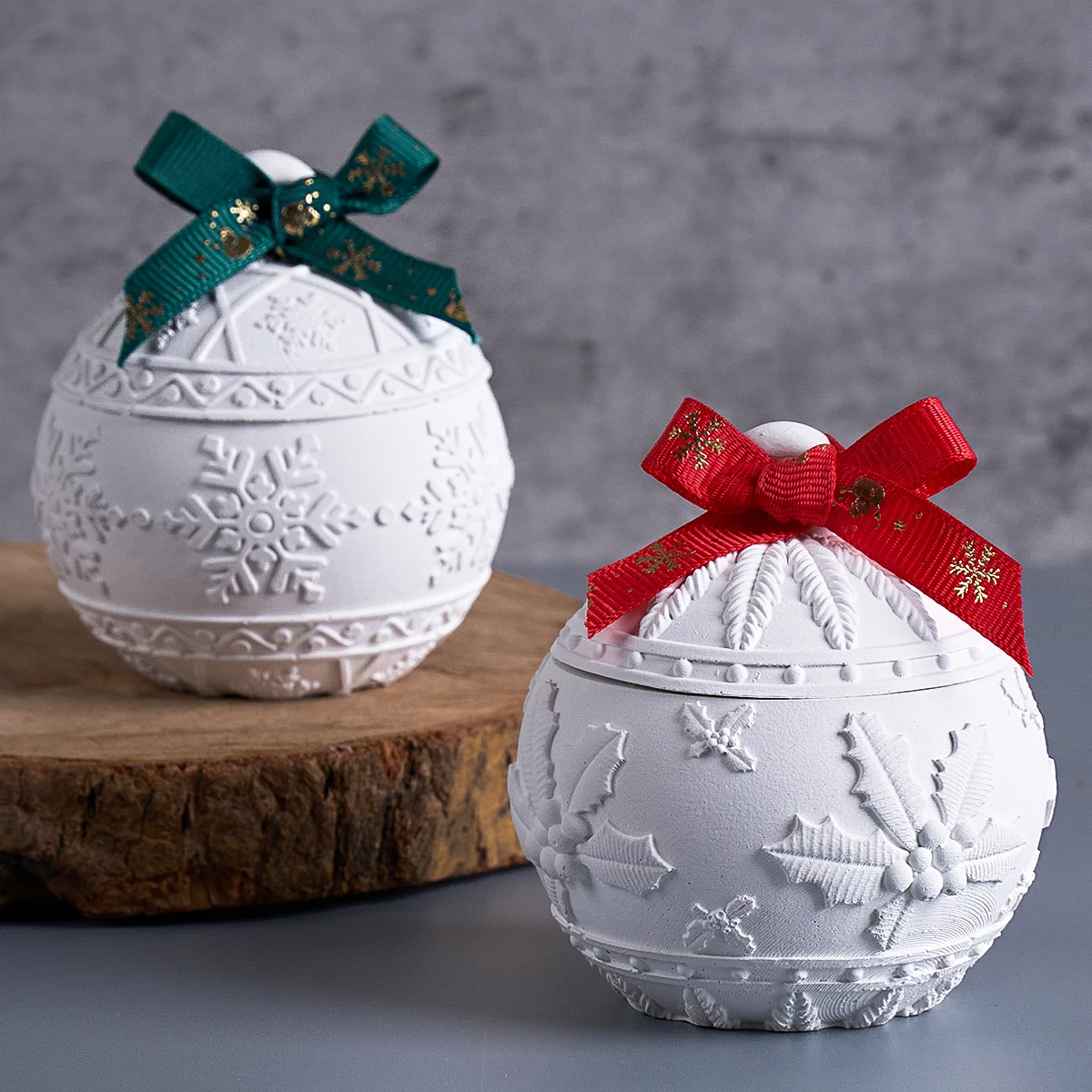 Candle Making Kit Xmas - عيد الميلاد كرة مستديرة شمعة جرة