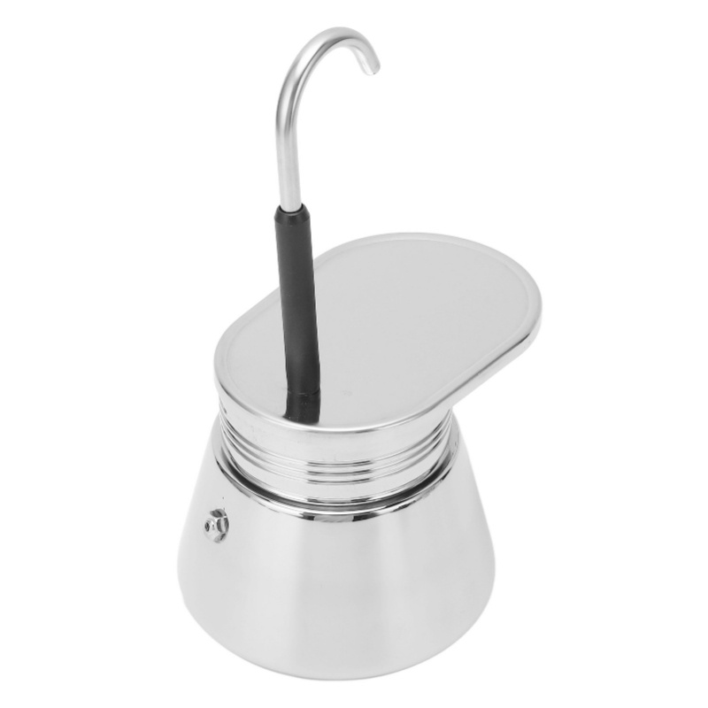 Pour Pot Aluminum - وعاء موكا من الفولاذ المقاوم للصدأ