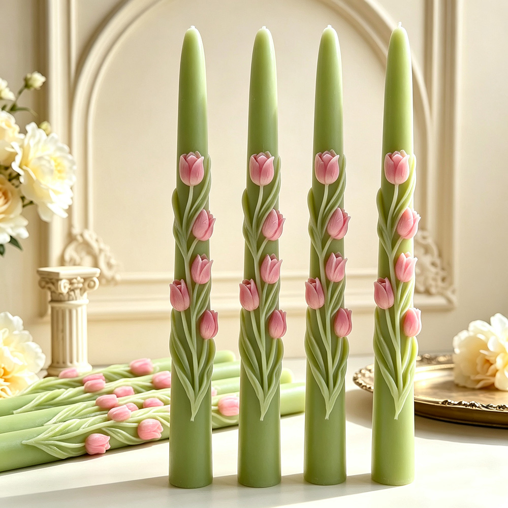 قالب سيليكون لصنع شموع الزهور  - مراجعة Candle Making Party وسعره