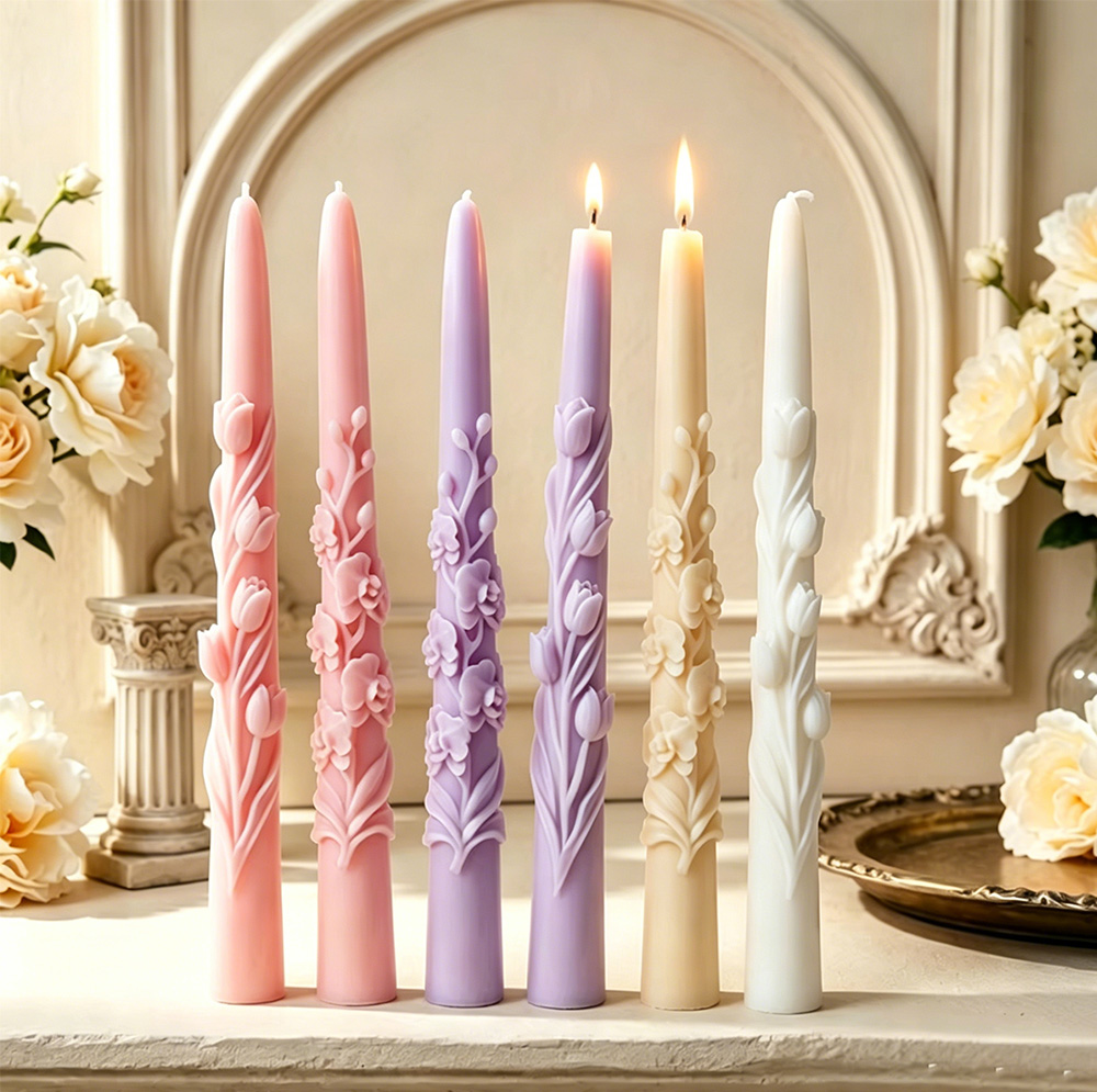 قالب سيليكون لصنع شموع الزهور  - مراجعة Candle Making Party وسعره