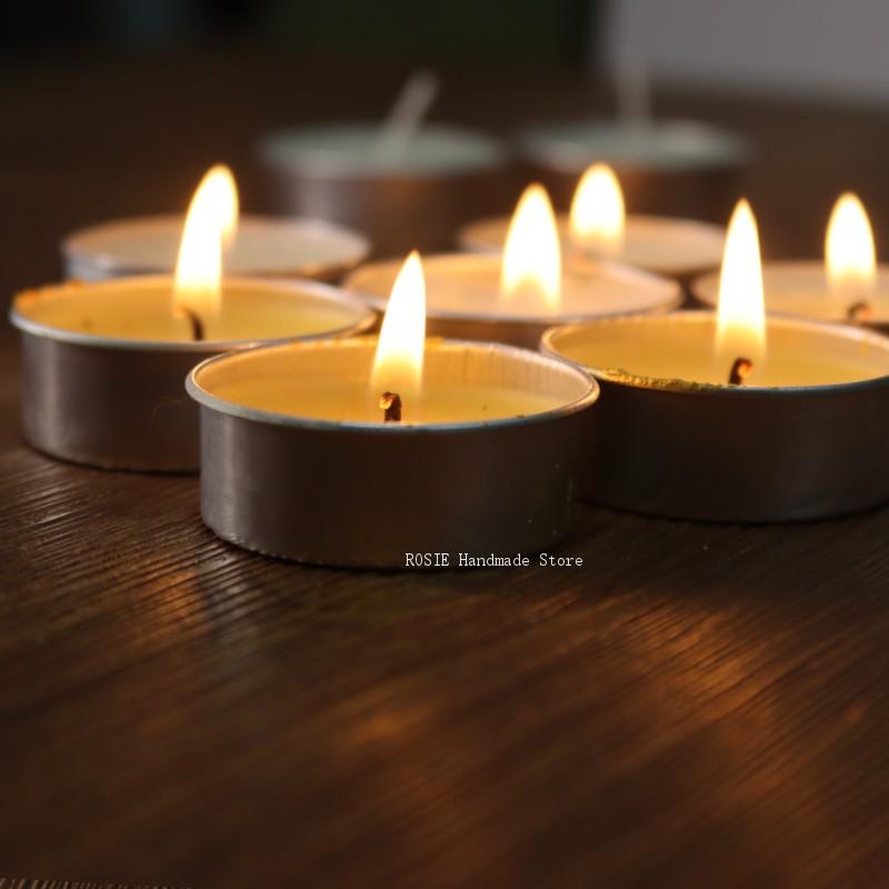 علبة شمع شاي دائرية من الألومن - مراجعة Candle Making Wicks وسعره