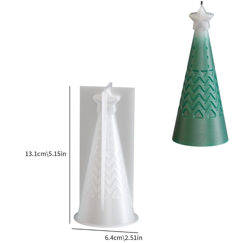 جديد سيليكون عيد الميلاد مخروط - مراجعة Candle Making Kit Xmas وسعره