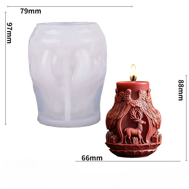قوالب صنع الشموع على شكل بابا  - مراجعة Candle Making Diy وسعره
