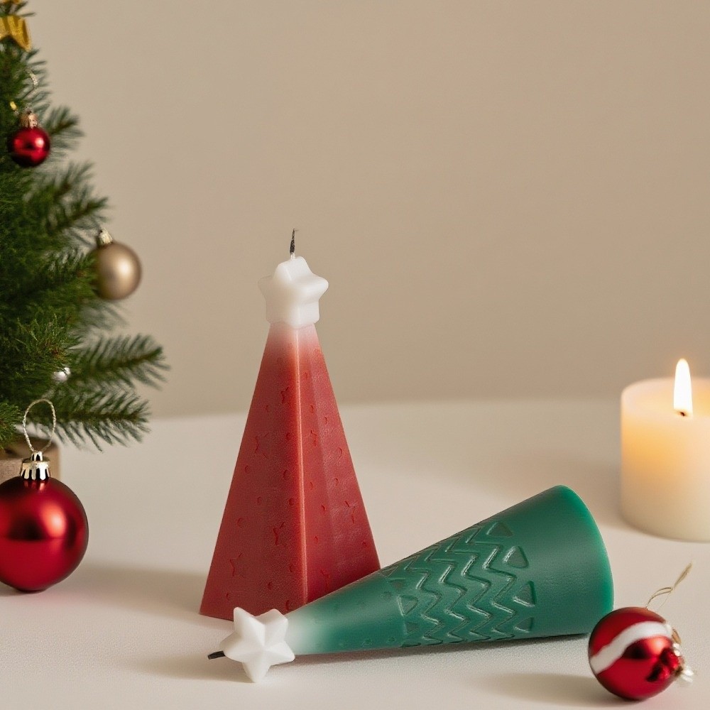 سيليكون عيد الميلاد مخروط قالب - مراجعة Candle Making Kit Xmas وسعره