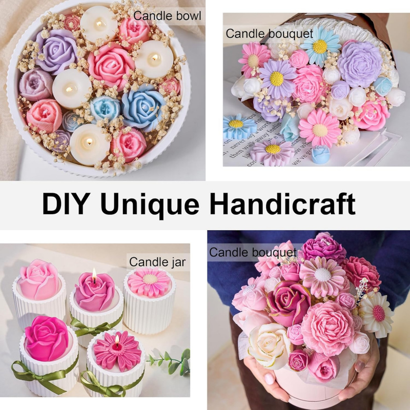 مجموعة قوالب شموع على شكل 5 زه - مراجعة Candle Making Jelly وسعره