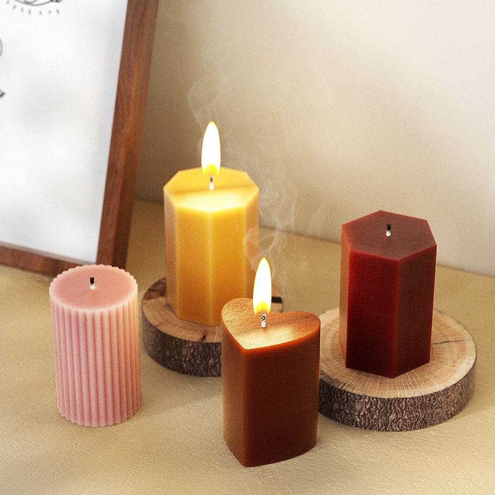 الهندسة العمود قالب من السيليك - مراجعة Candle Making Party وسعره