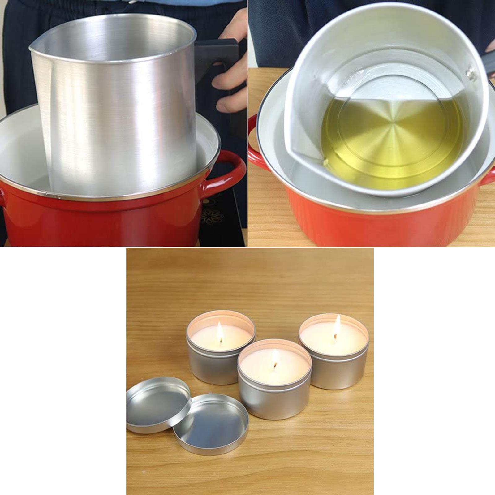 مجموعة وعاء صب الشمع بسعة 3 لت - مراجعة Pour Pot Aluminum وسعره