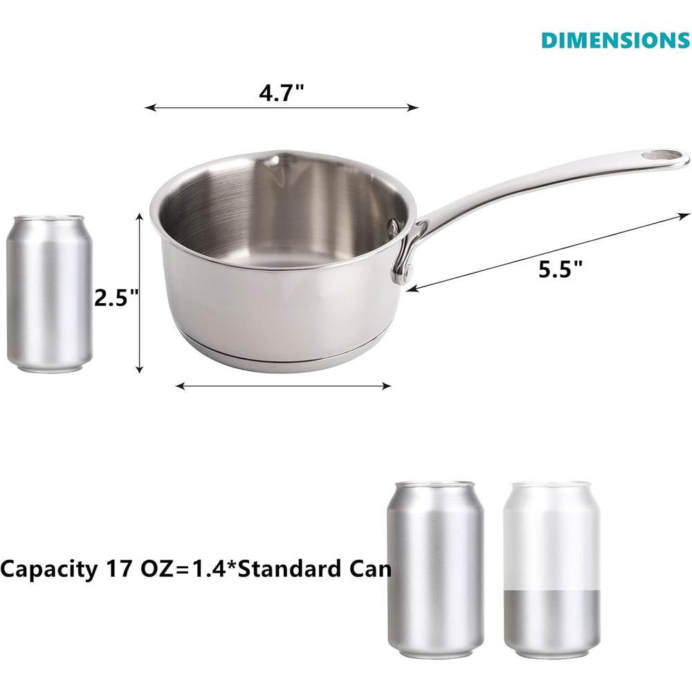 وعاء تسخين الزبدة من الفولاذ ا - مراجعة Pour Pot Aluminum وسعره