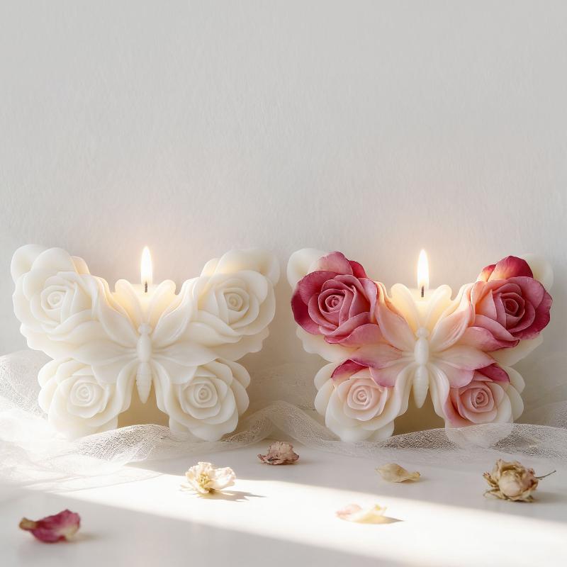 قالب سيليكون على شكل فراشة وور - مراجعة Candle Making Diy وسعره