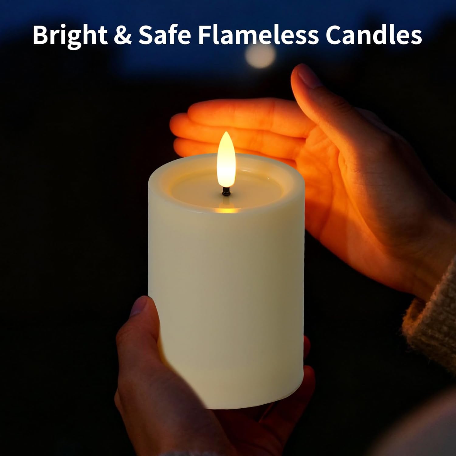 مجموعة شموع LED وامضة بدون لهب - مراجعة Paraffin Candle Wax وسعره