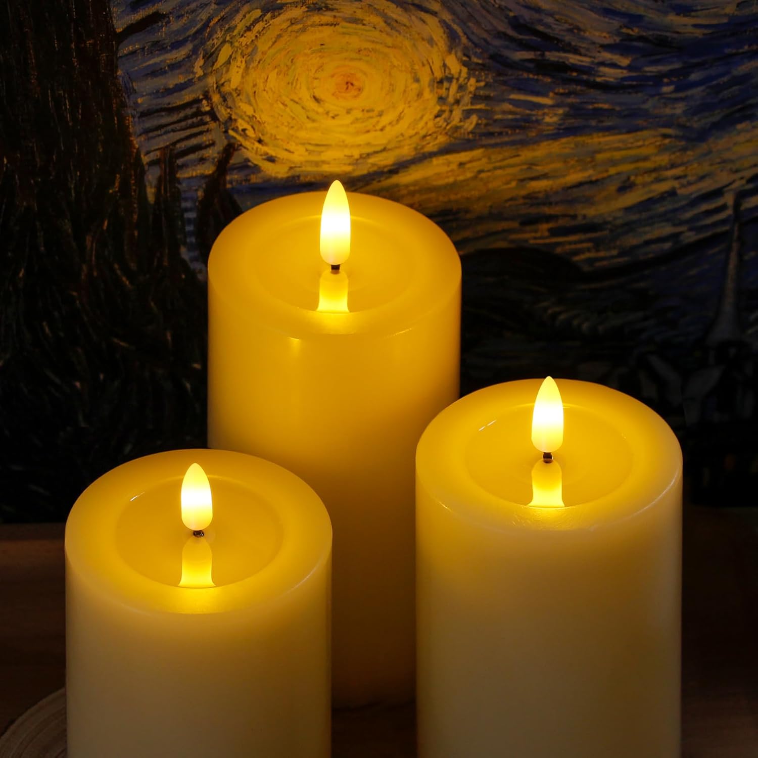 مجموعة شموع LED وامضة بدون لهب - مراجعة Paraffin Candle Wax وسعره
